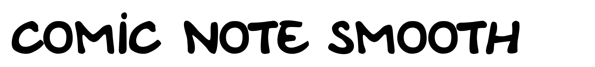 Comic Note Smooth