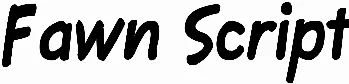 Fawn Script