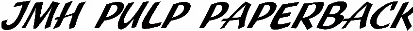 JMH Pulp Paperback