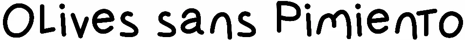 Olives sans Pimiento