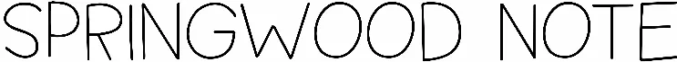 Springwood Note