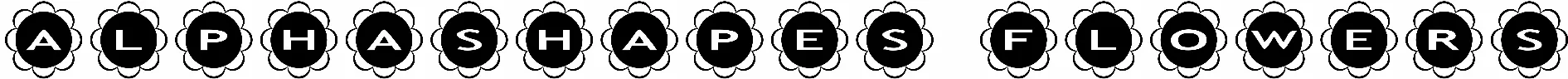 AlphaShapes flowers