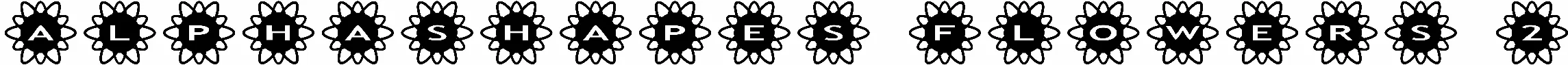 AlphaShapes Flowers 2