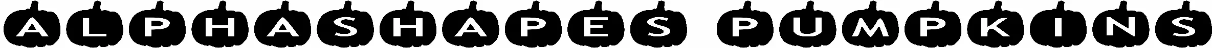 AlphaShapes pumpkins