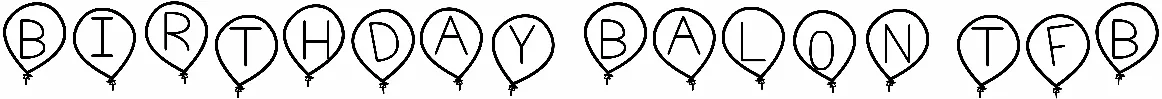 Birthday Balon TFB