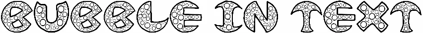 Bubble In Text