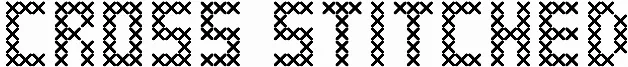 Cross Stitched