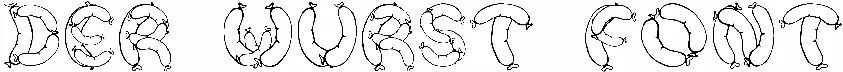 Der Wurst Font