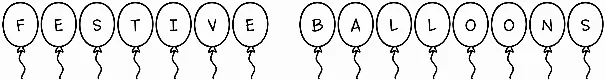 Festive Balloons