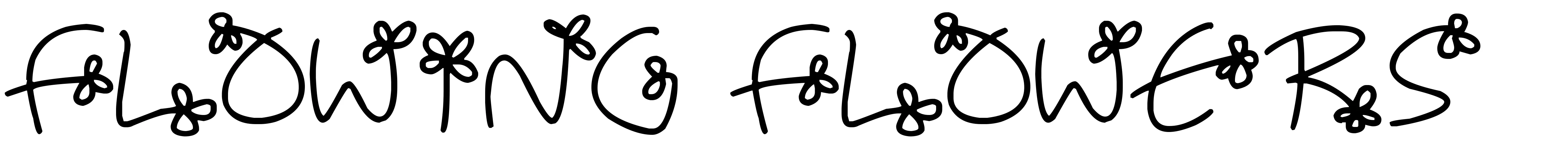 Flowing Flowers
