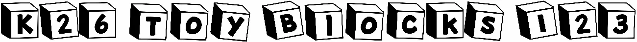 K26 Toy Blocks 123