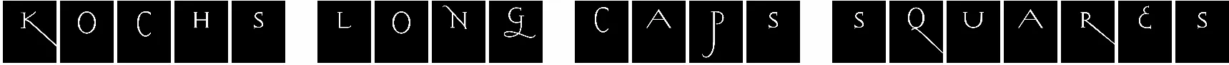 Kochs Long Caps Squares