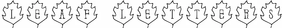 Leaf Letters