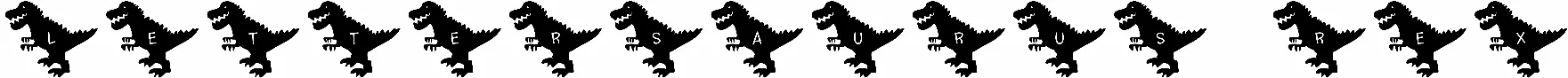 Lettersaurus Rex