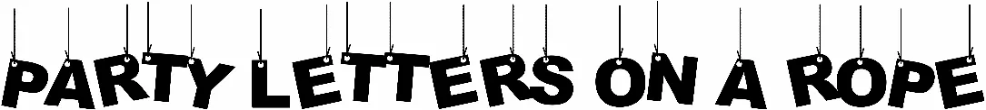 Party Letters On A Rope