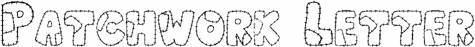 Patchwork Letter