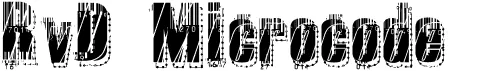 RvD Microcode