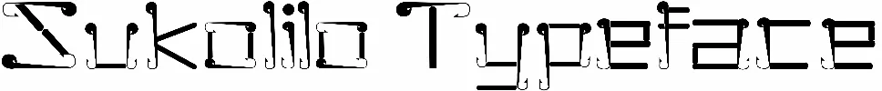 Sukolilo Typeface