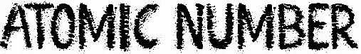 Atomic Number