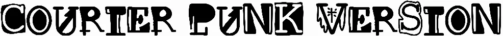 Courier punk Version