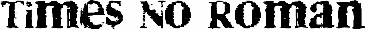 Times No Roman