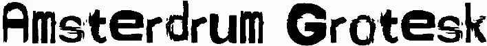 Amsterdrum Grotesk