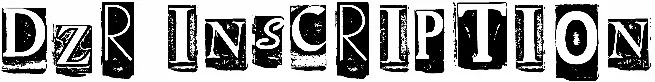DZR Inscription
