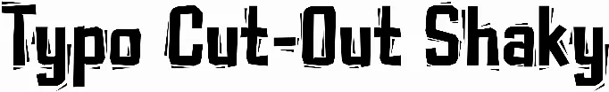 Typo Cut-Out Shaky