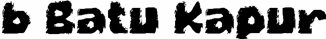 b Batu Kapur