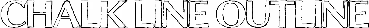 Chalk Line Outline
