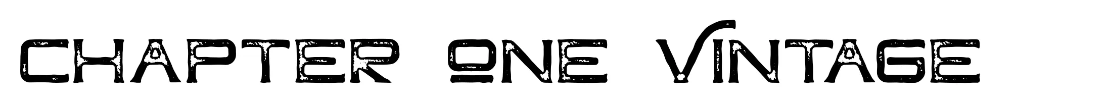 Chapter One Vintage