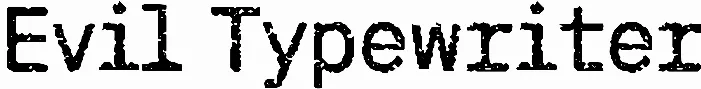 Evil Typewriter