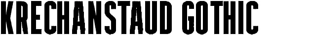 Krechanstaud Gothic