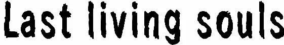 Last living souls