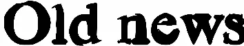 Old news