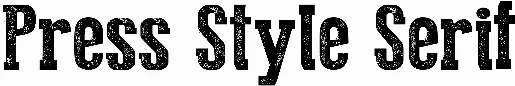 Press Style Serif