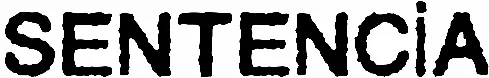 Sentencia