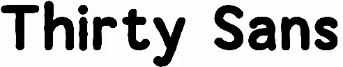 Thirty Sans