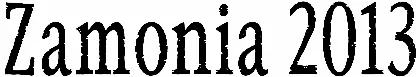 Zamonia 2013
