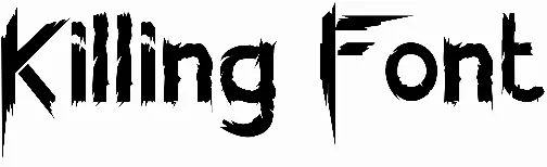 Killing Font