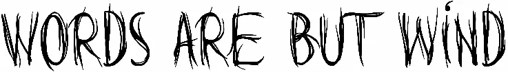 Words are but wind