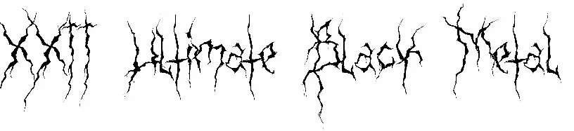 XXII Ultimate Black Metal