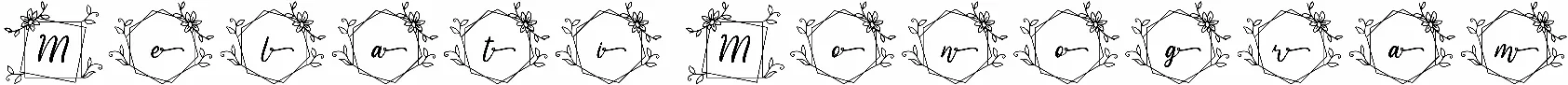 Melati Monogram