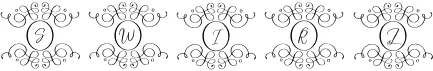 Swirl Monogram