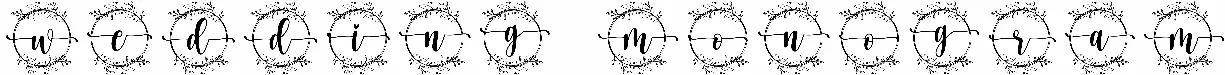 Wedding Monogram