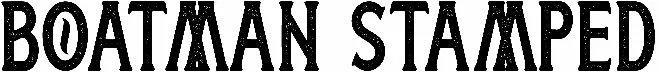 Boatman Stamped