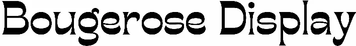 Bougerose Display