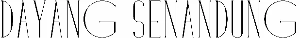 Dayang Senandung