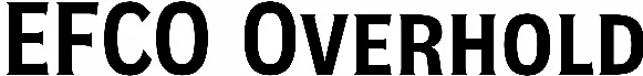 EFCO Overhold