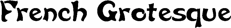 French Grotesque